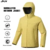 JNLN Men's Women's Waterproof Windbreaker Hiking Trekking Jackets Unisex Outdoor Sporty Rain Coat Windproof Climbing Clothes