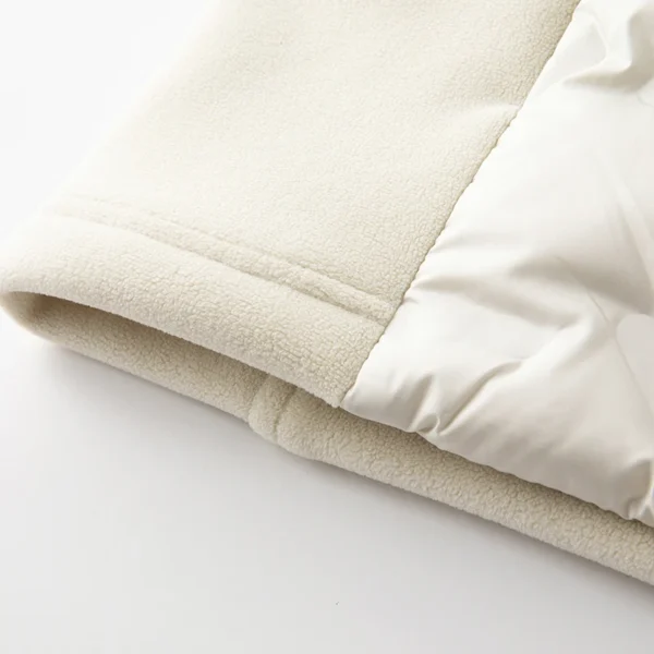 LNGXO Unisex Warm Fleece Windbreaker Men Women Winter Duck Down Jacket Outdoor Hiking Camping Mountaineering Windproof Coat