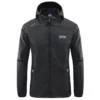 Summer Men Hiking Fishing Cycling Hooded Gym Sport Windbreaker Ultra Light Coat Men Outdoor Quick Dry Sun-Protective Thin Jacket