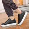 New Men's Sneakers Elevator Shoes Heightening Height Increase Insole 6-10CM High Heels Shoes Leather Sport Shoes Men Shoes